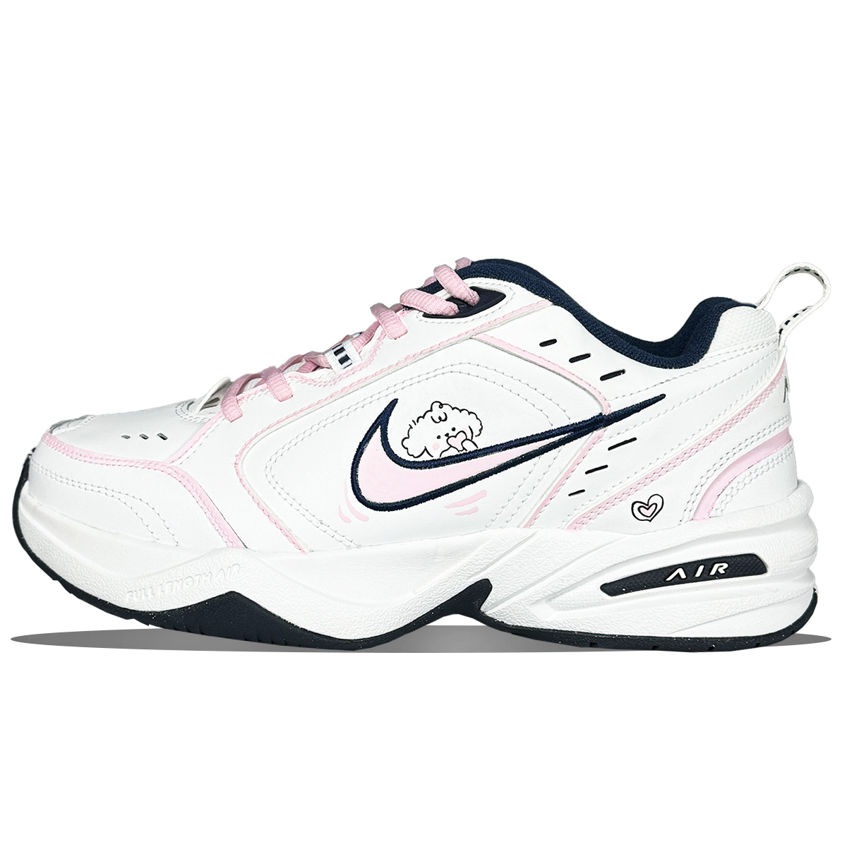 

Nike Air Monarch 4 нескользящие низкие массивные кроссовки унисекс розовые, цвет Pink