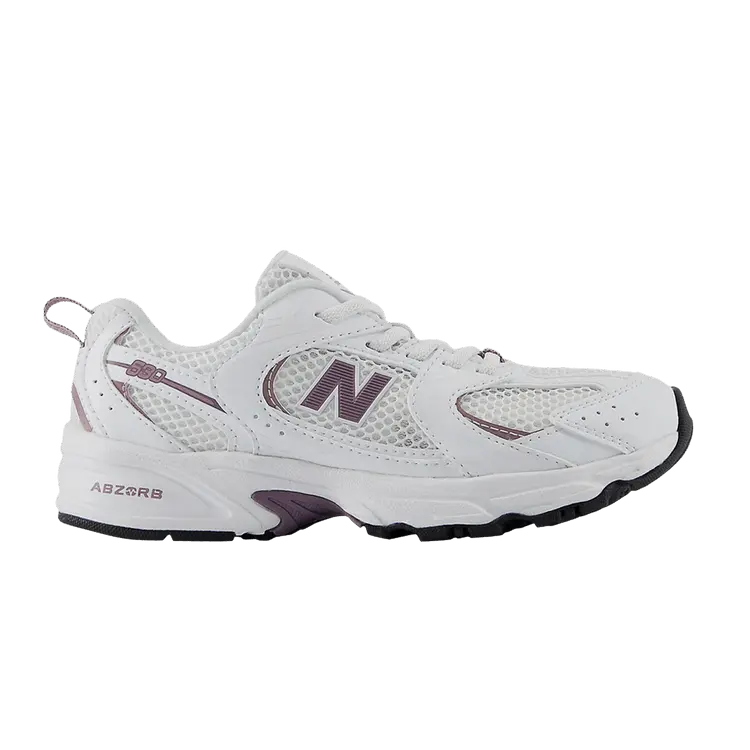 

Кроссовки New Balance 530 Bungee Little Kid White Dark Ice Wine, белый