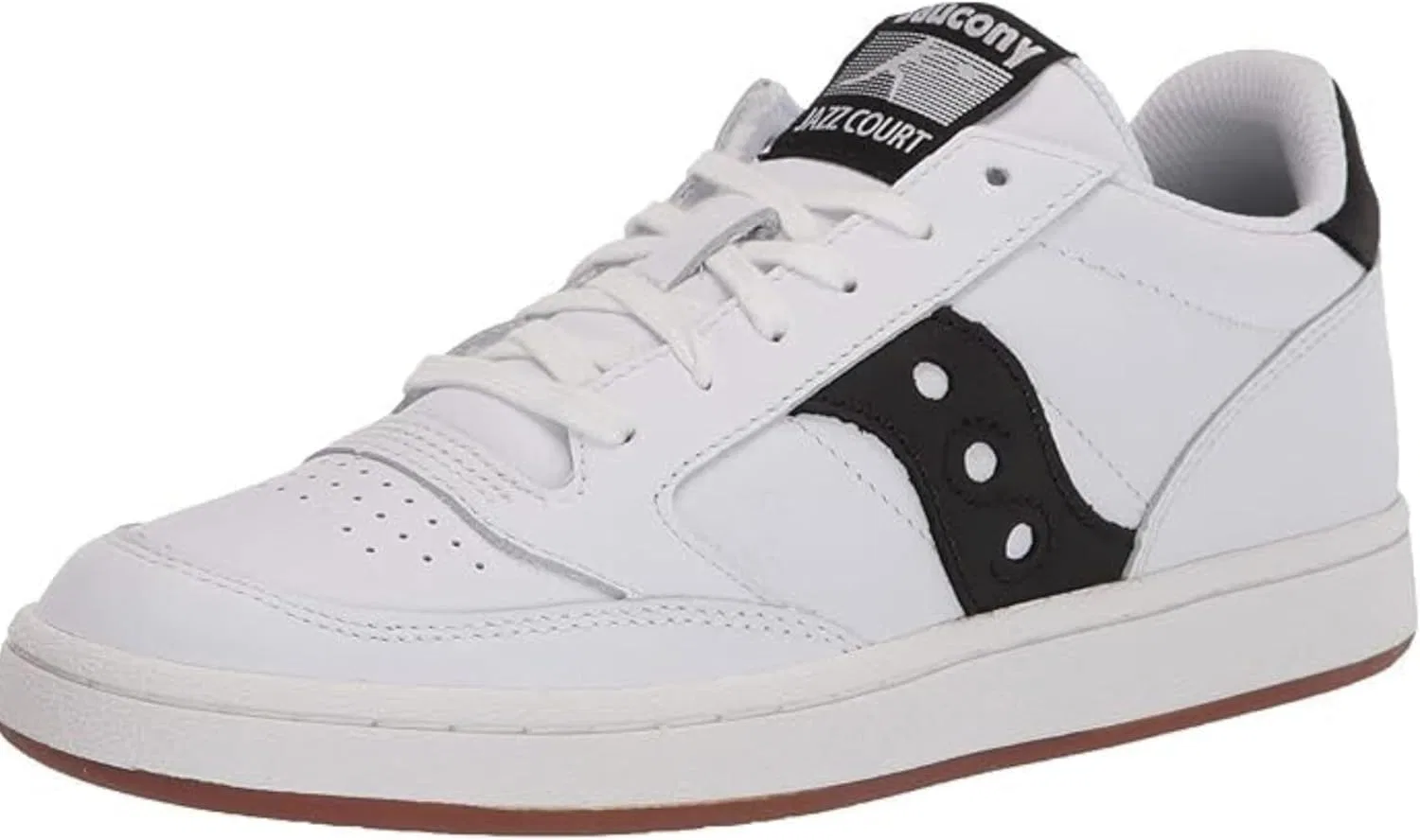 Мужские кроссовки Saucony Jazz Court, White Black — фото 4