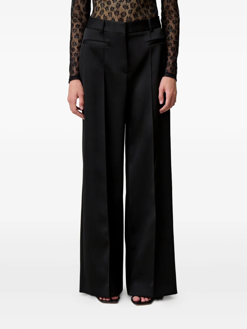 

Широкие брюки со складками Claudie Pierlot, черный