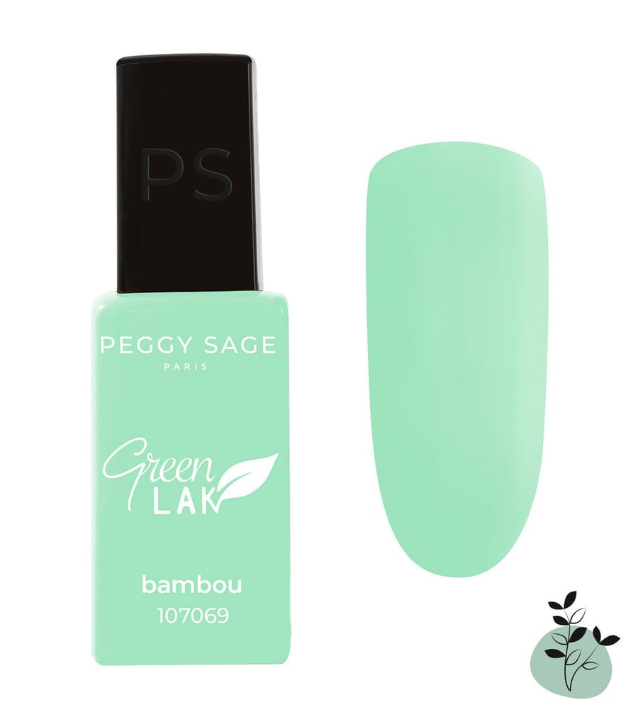 

Зеленый лак для ногтей LAK Bambou Classic UV/LED 10 мл Peggy Sage