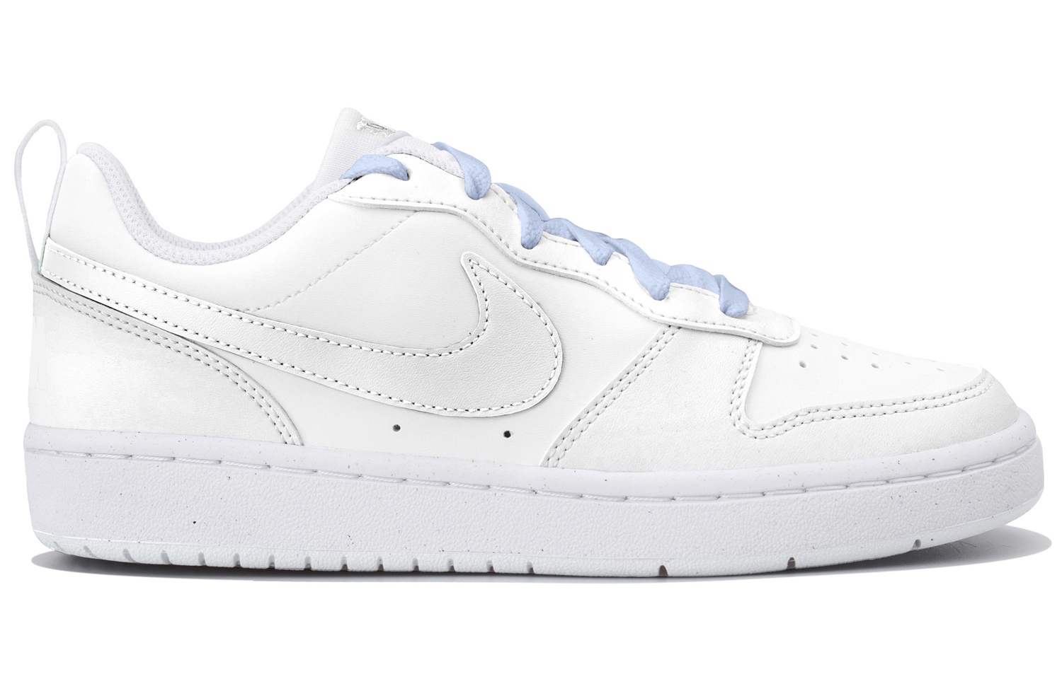 Nike Court Borough Low top Детские скейтбординг кроссовки Blue White Подростки — фото 3