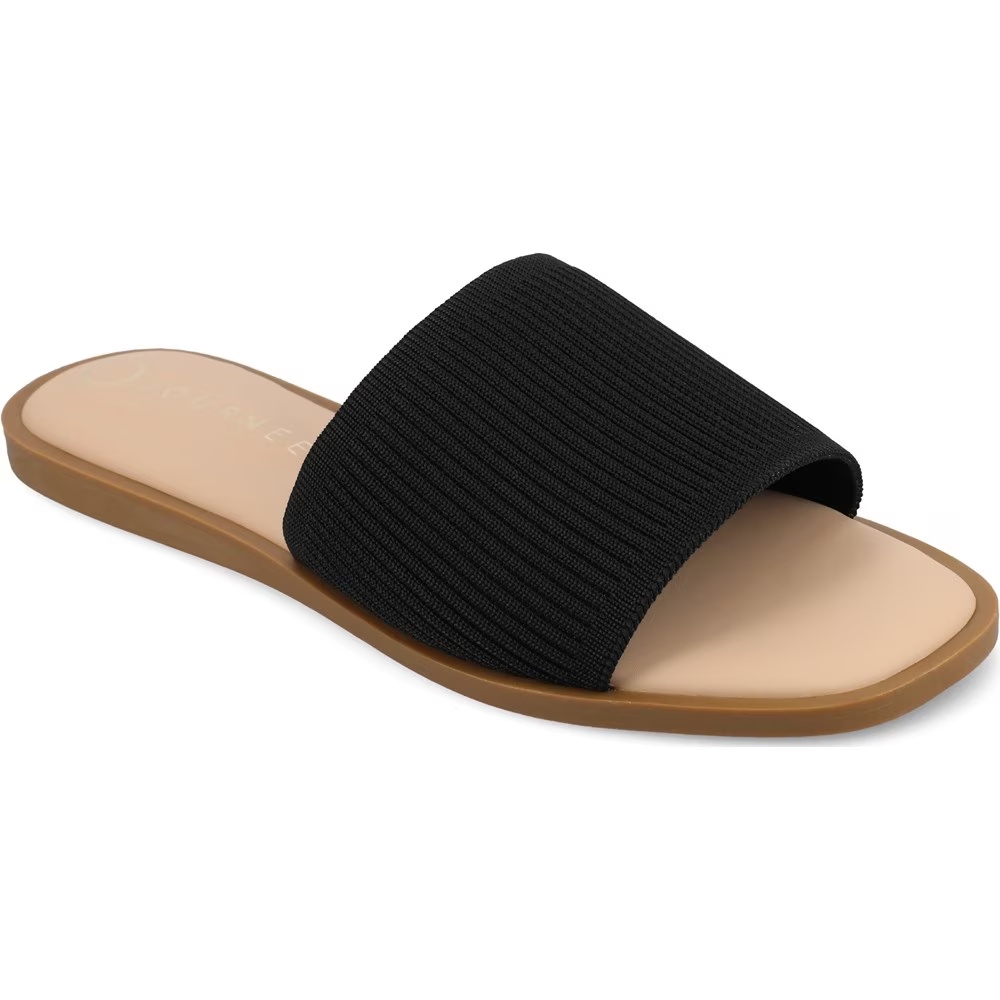 Слайд-сандалии Prisilla Journee, black fabric