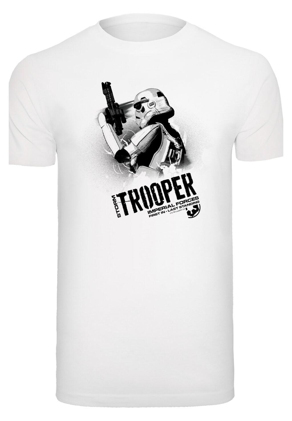 

Футболка с принтом STAR WARS STORMTROOPER IMPERIAL FORCES F4NT4STIC, белый