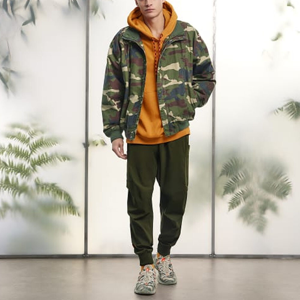 Куртка Adidas X Ivy Park Canvas, зеленый — фото 3
