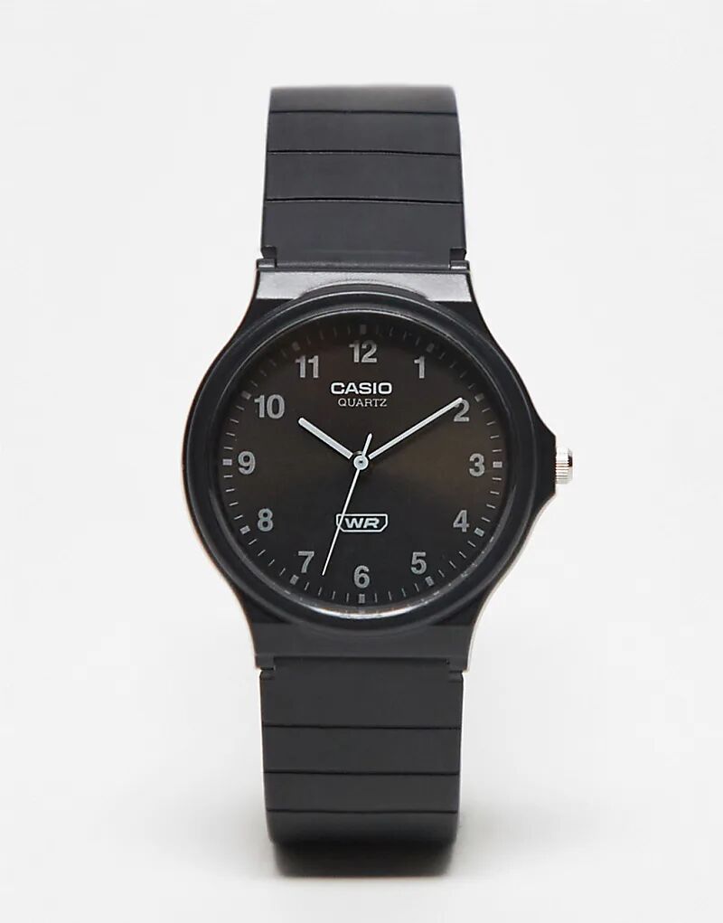 

Часы MQ-24 из смолы черного цвета Casio