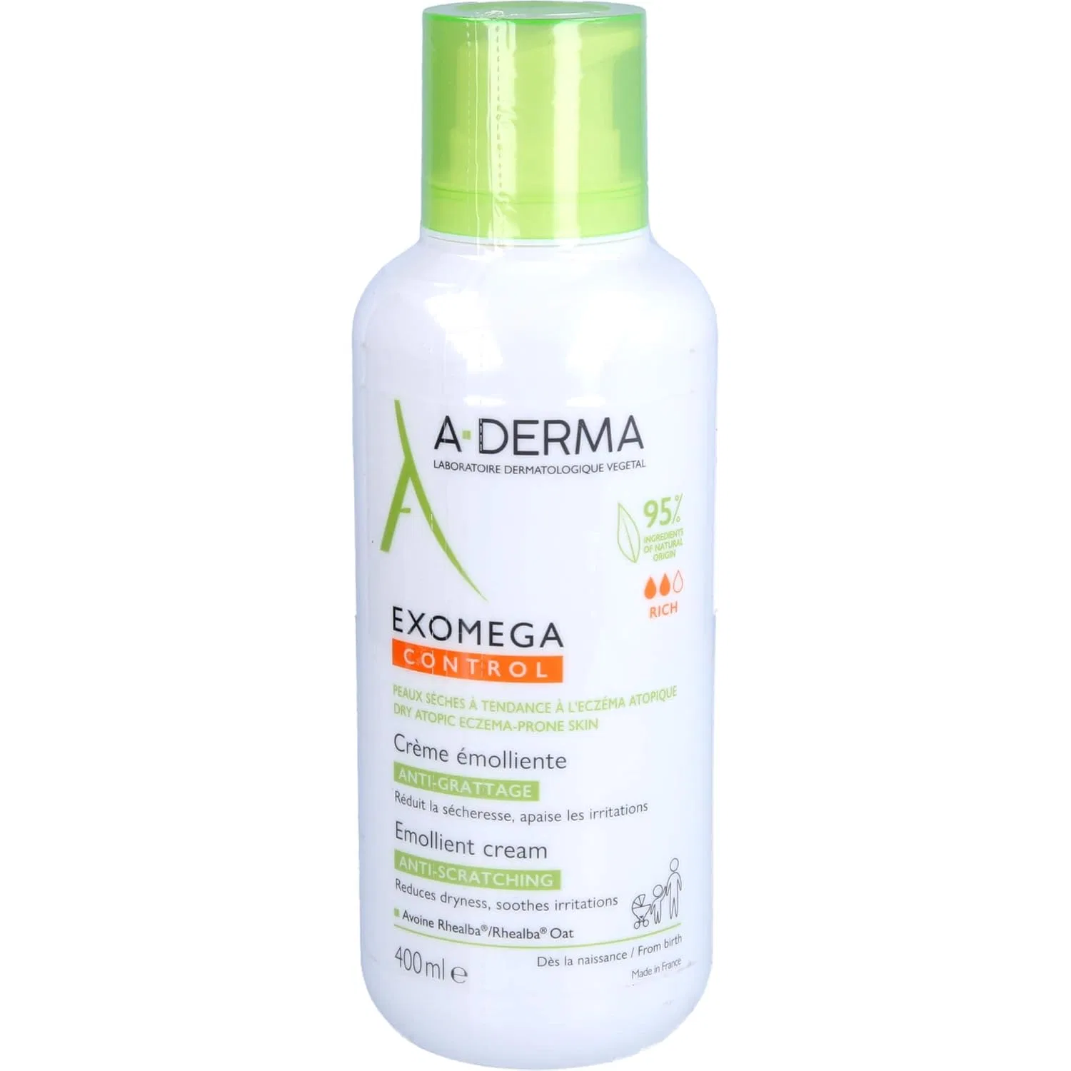 Крем для лица Derma E — Увлажняющий для кожи, склонной к нейродермиту, «Exomega Control» от A