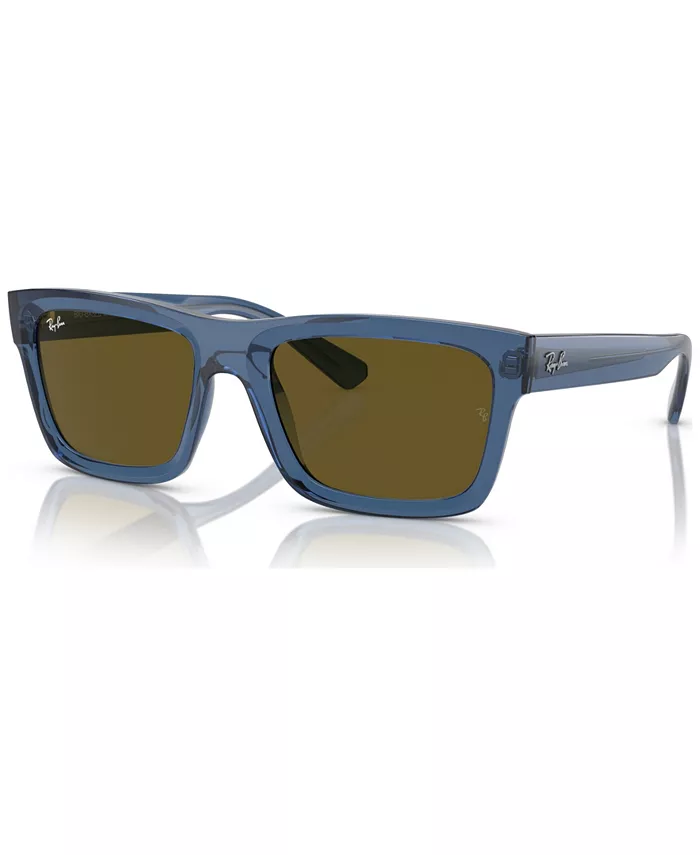 

Унисекс солнцезащитные очки с низкой перемычкой, Warren Ray-Ban, синий