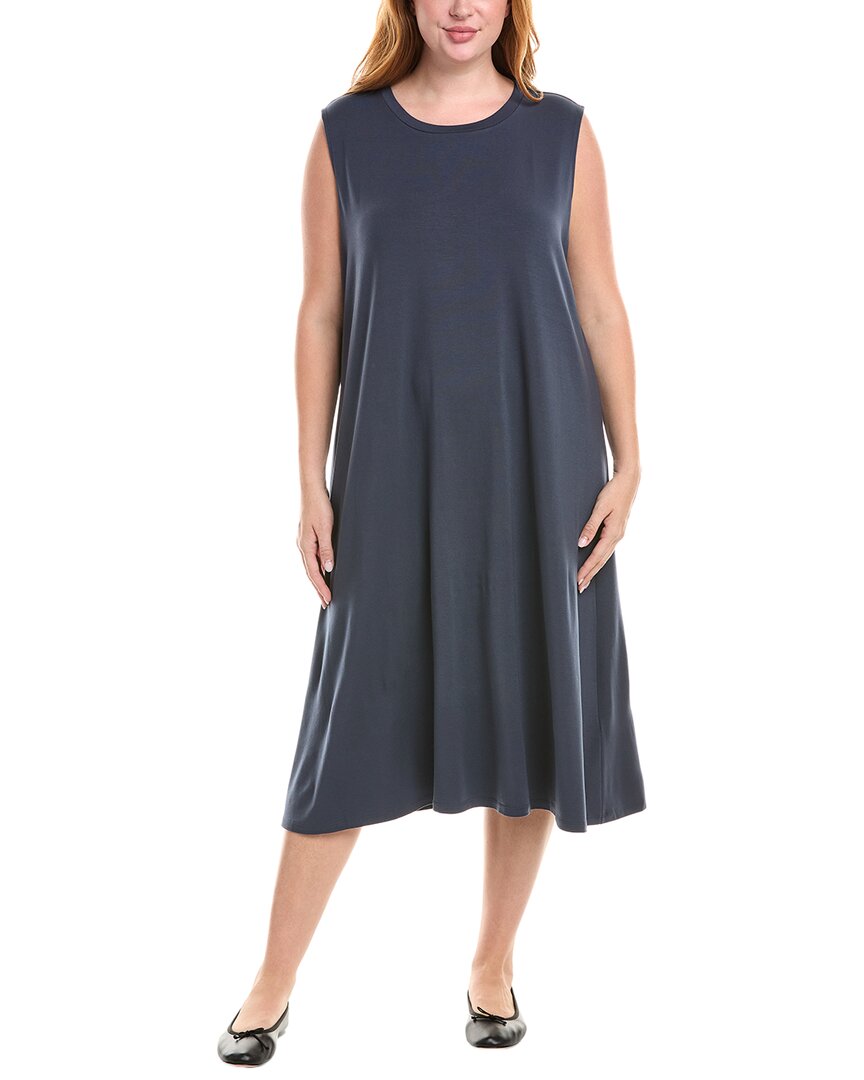 

Плюс платье-майка EILEEN FISHER, синий
