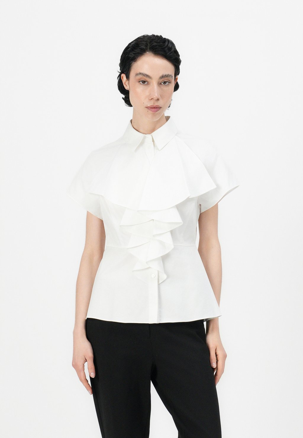 

Блузка на пуговицах FRONT SHIRT KARL LAGERFELD, белый