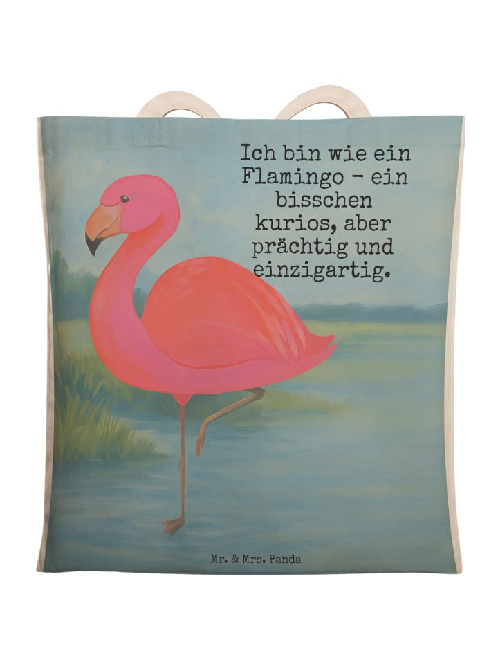 

Mr. & Mrs. Panda Сумка Flamingo Classic Design с надписью белого цвета