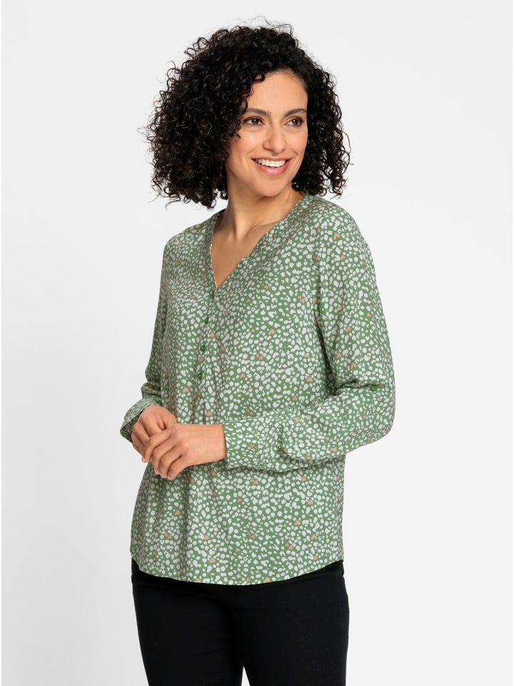 

Блузка с длинными рукавами с принтом цвета эвкалипта WITT WEIDEN