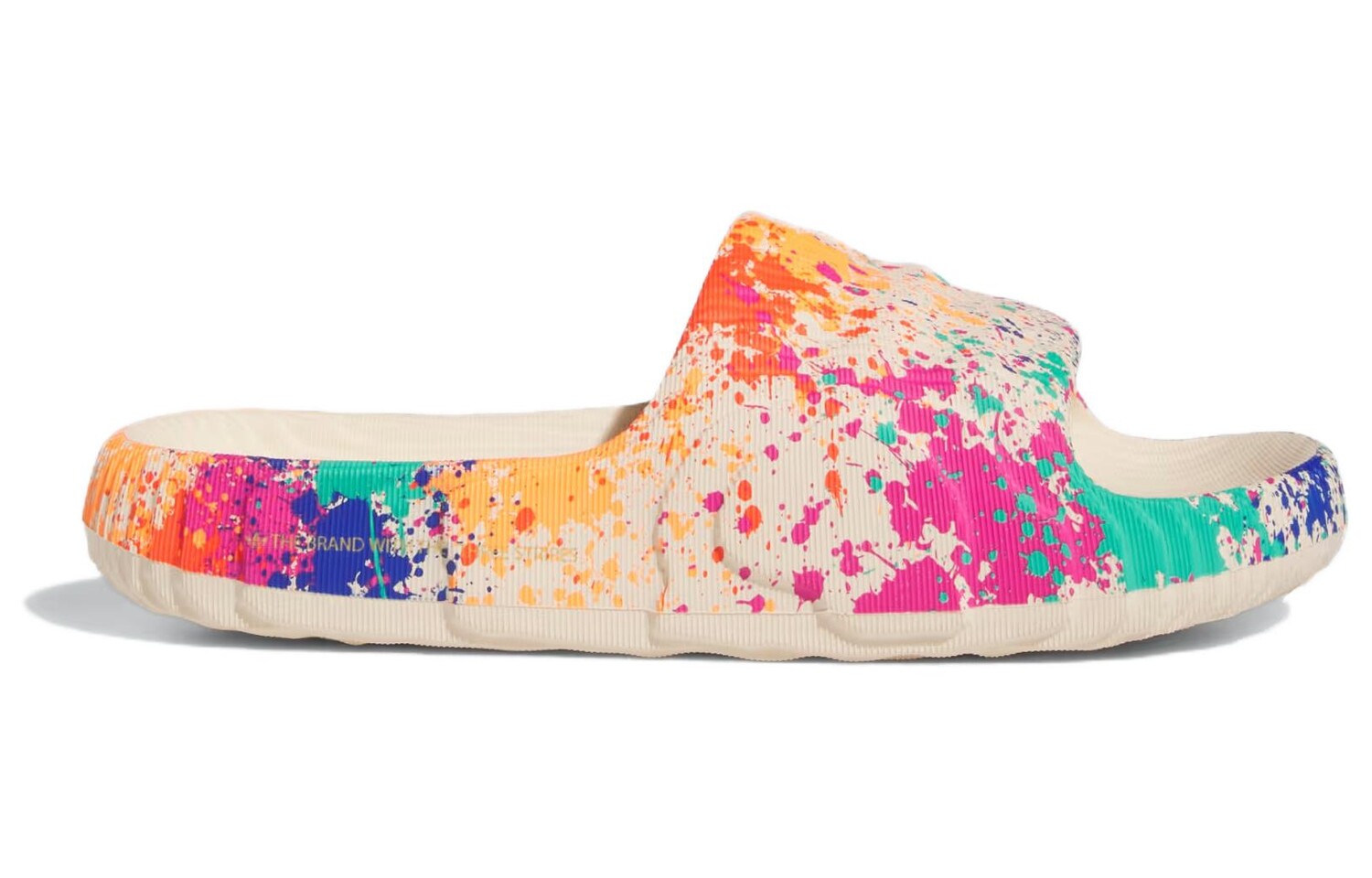 Кроссовки Adidas Adilette 22 Sand Strata Semi Solar Yellow Adidas Originals — фото 2