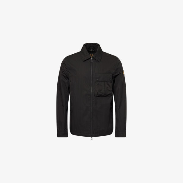 

Рубашка Belstaff с накладными карманами, черный
