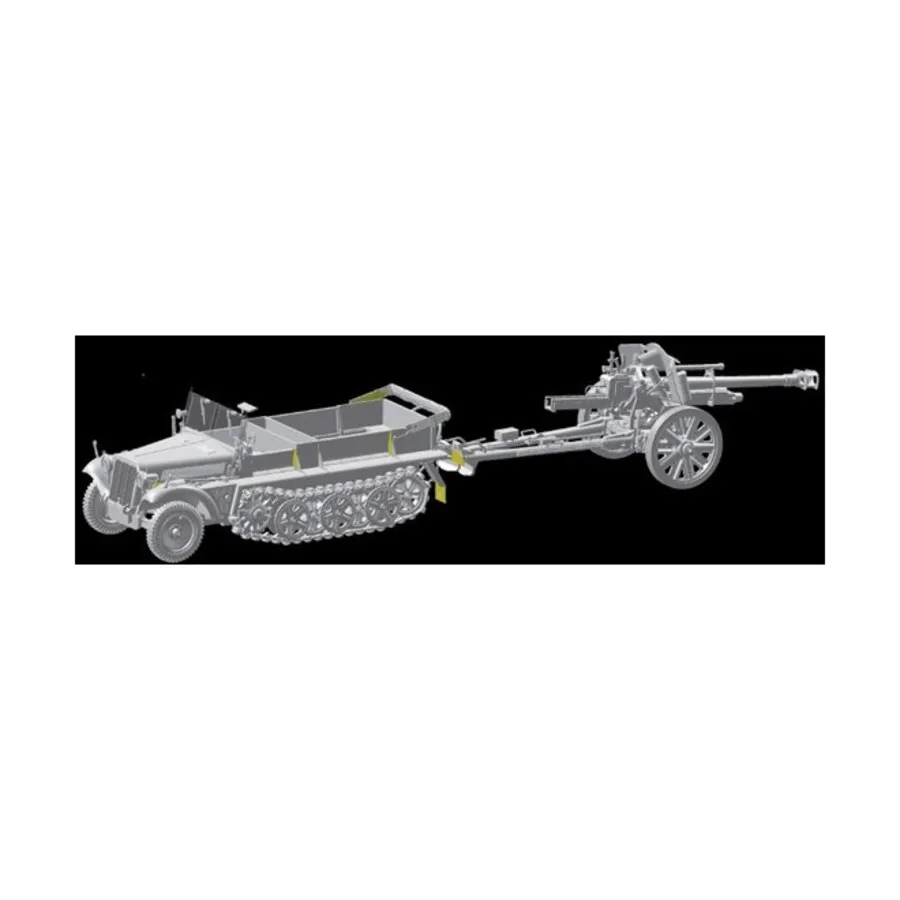 

Sd.Kfz.10 Ausf.A w/10,5см leFH18/40, Dragon Models - '39 to '45 Series - Germany (1:35)