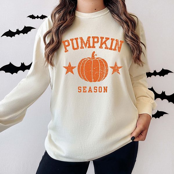 

Футболка Pumpkin season star distressed с длинным рукавом Simply Sage Market, Ivory, Зеленый, Футболка Pumpkin season star distressed с длинным рукавом Simply Sage Market, Ivory