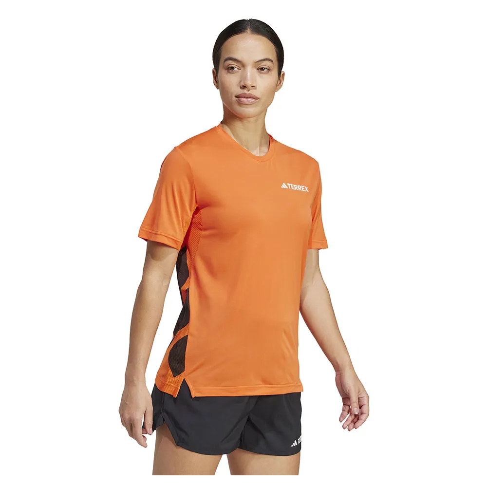 Футболка с коротким рукавом adidas Terrex Xperior Climacool+, оранжевый — фото 4