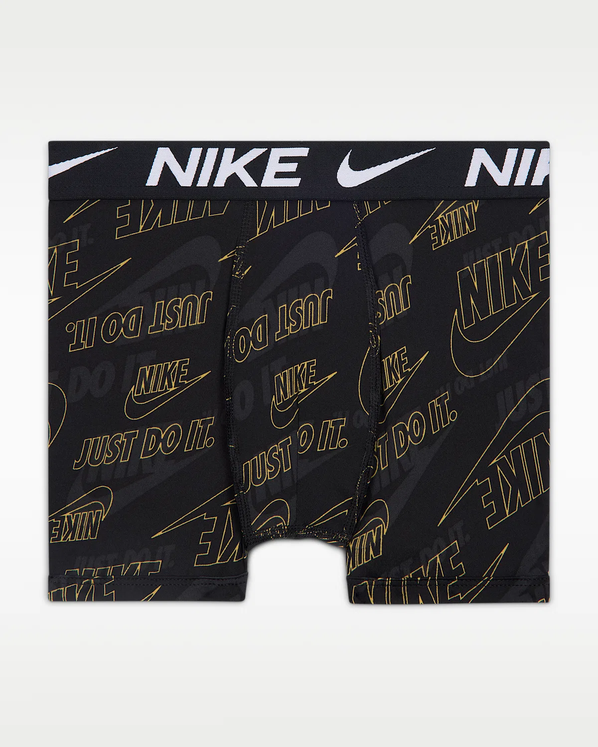 Детские боксеры Dri-FIT Micro Print (3 шт.) Nike, Black — фото 3