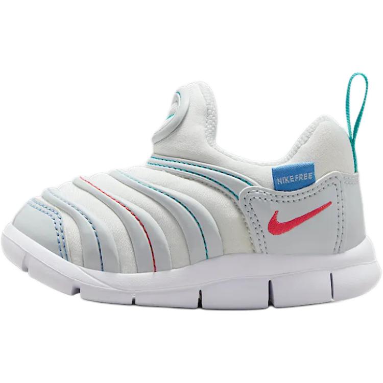 

Динамо фри саппорт лоу топ детские ботиночки white/white gold/bold blue/cactus green для малышей Nike, белый/белый золотой/Bold синий/Cactus зеленый