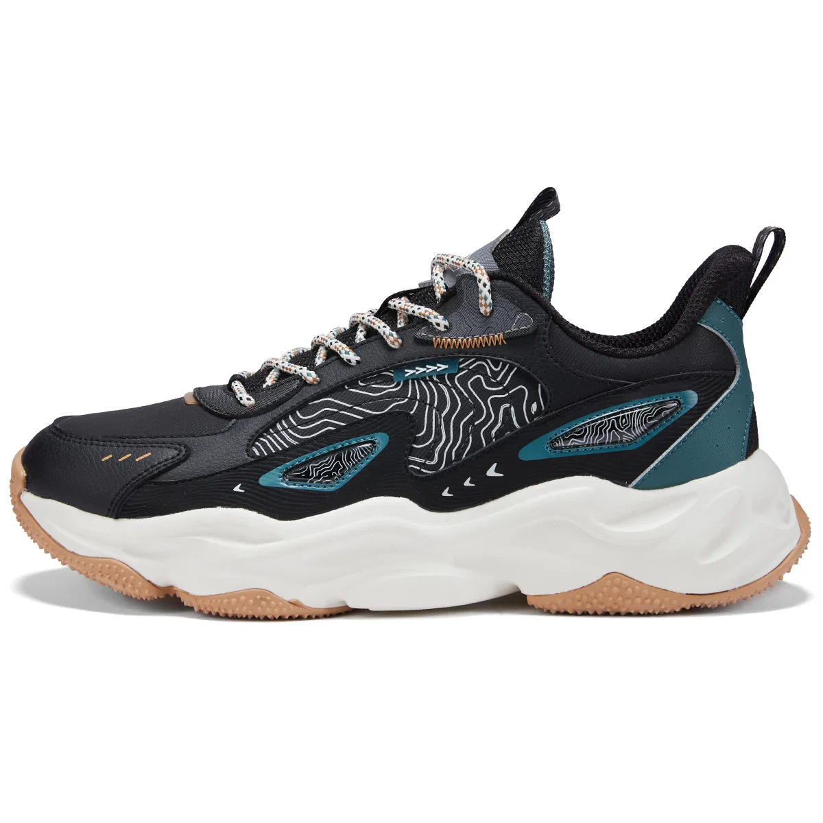 Кроссовки на платформе YEARCON Agate Black/Turquoise