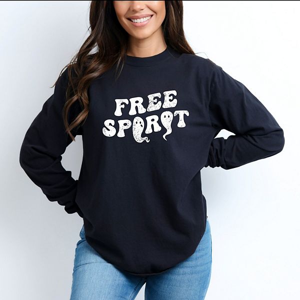 

Футболка с длинным рукавом Free Spirit Ghost Distressed Simply Sage Market, Black, Черный, Футболка с длинным рукавом Free Spirit Ghost Distressed Simply Sage Market, Black