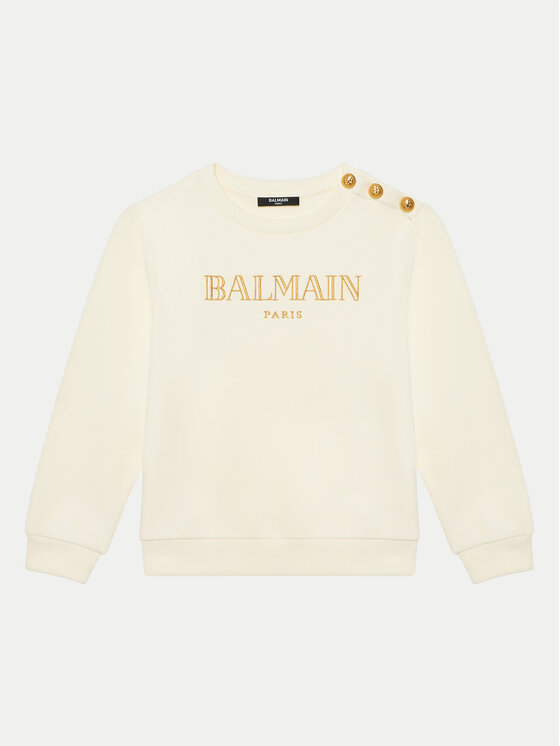 

Толстовка обычного кроя BV4B10-Z0081 102 Balmain, экрю