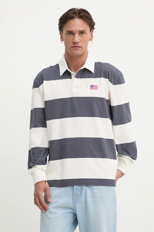 

Хлопковая водолазка Hollister Co., серый