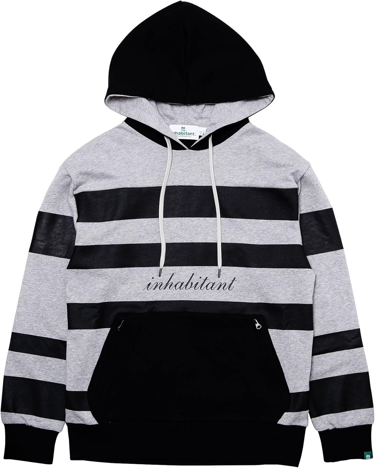 

Мужская толстовка Inhabitant Boarder Hoodie IH552KT19, черный