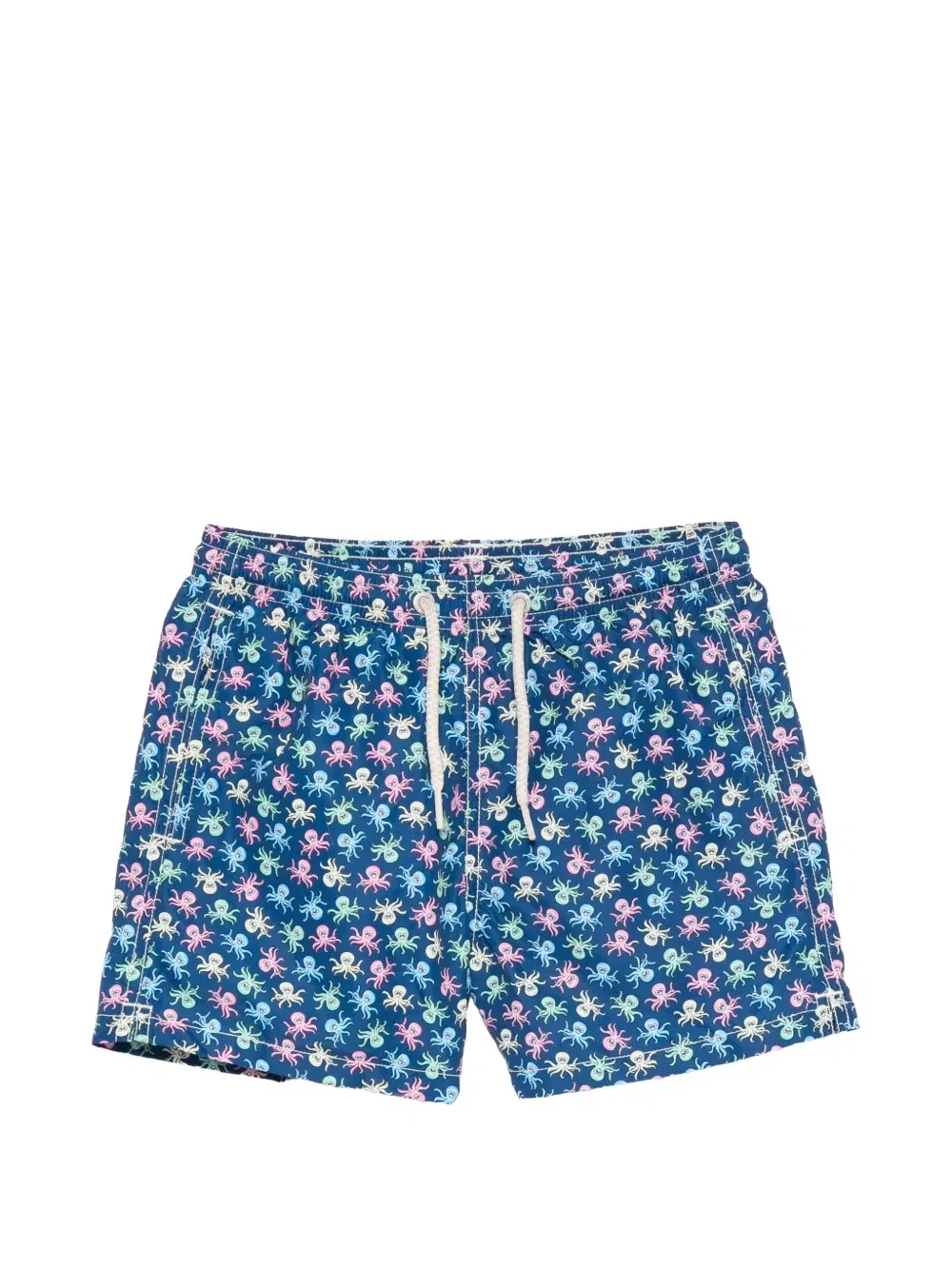 Плавки-шорты Jeans с принтом MC2 Saint Barth Kids, синий