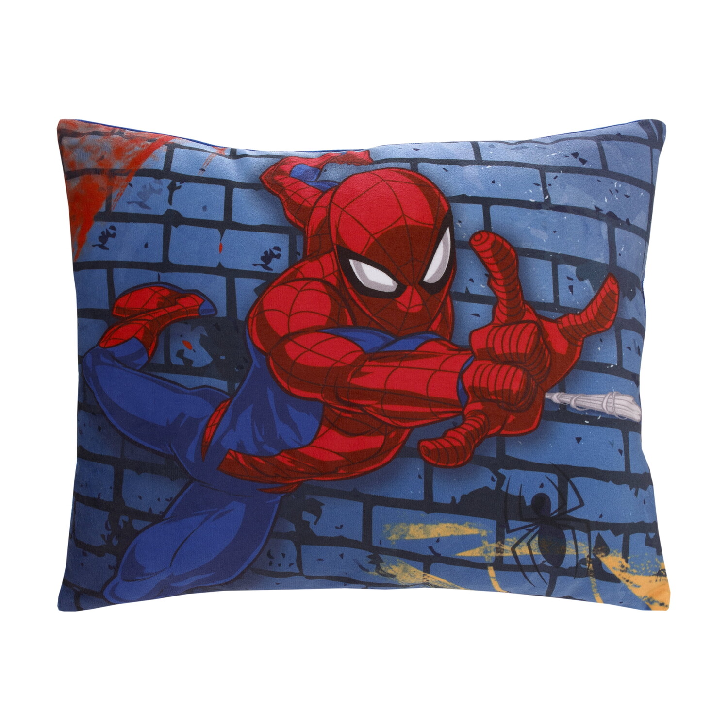 

Подушка с принтом Marvel Spiderman Web Crawler, синий
