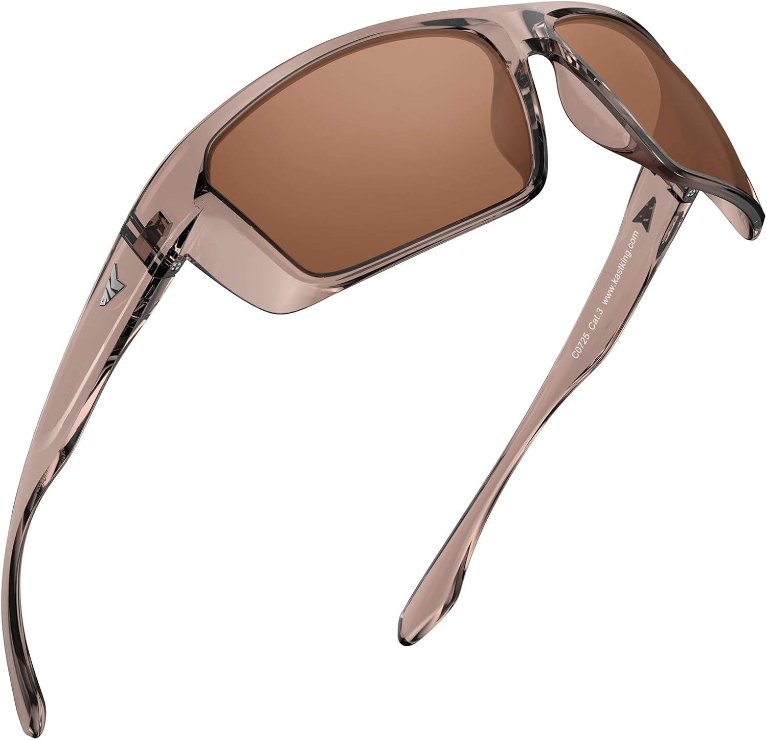 

Поляризованные спортивные солнцезащитные очки KastKing Huzzah для мужчин и женщин, идеально подходят для вождения, рыбалки, езды на велосипеде и бега, обеспечивают защиту от УФ-излучения, Frame: Gray /Lens: Brown Mirror