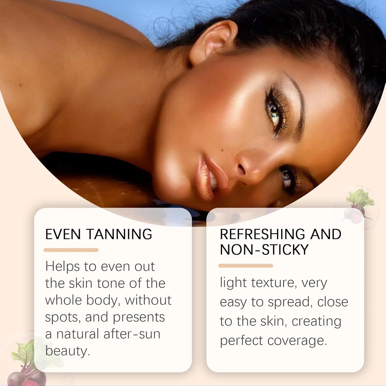 Гель для загара Beauty Tan S ELM, 30 мл, бежевый Generic — фото 2