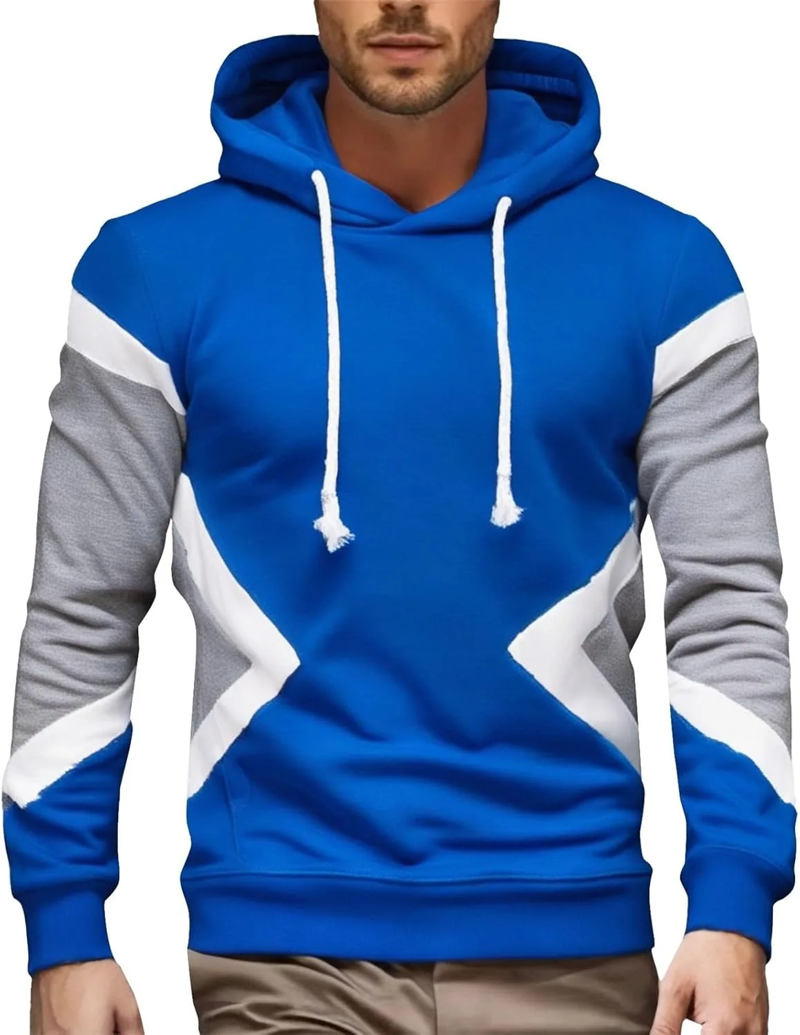 

Толстовка с капюшоном для мужчин Color Block