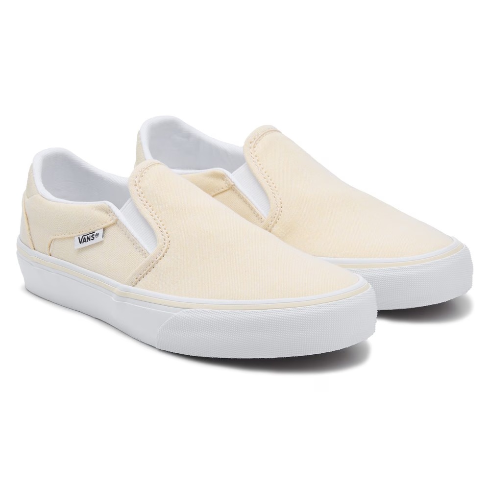 Кеды без шнурков Asher Vans, summer/yellow