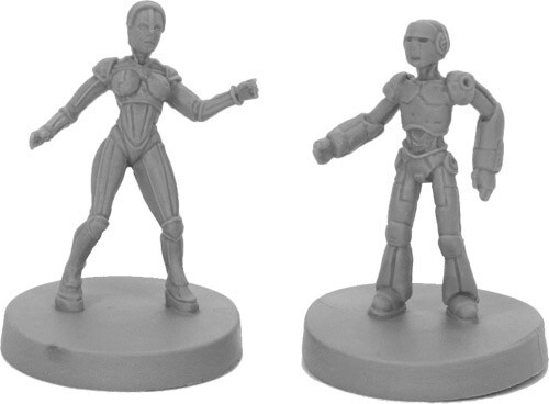 

Миниатюра Reaper Bones Black: Androids (2)