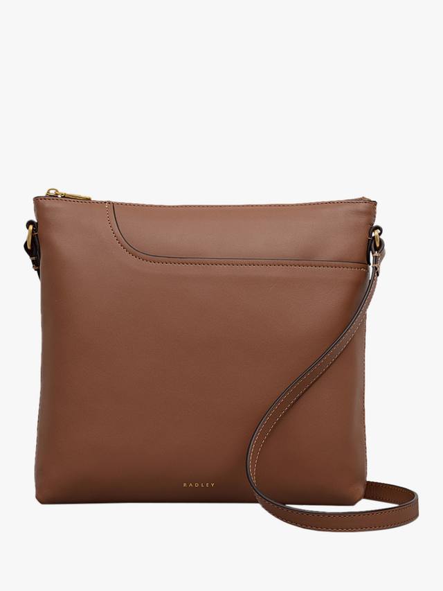 

Кожаная сумка кроссбоди с большими карманами Radley, Saddle