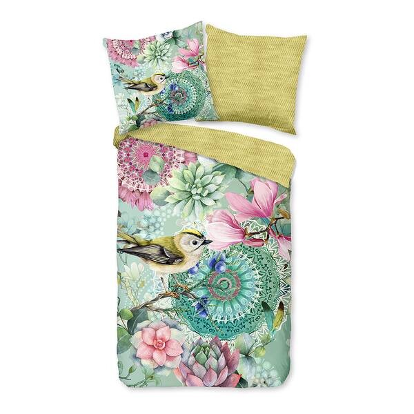 

Комплект постельного белья HIP Xabine, 135x2x200 см цвет mint green