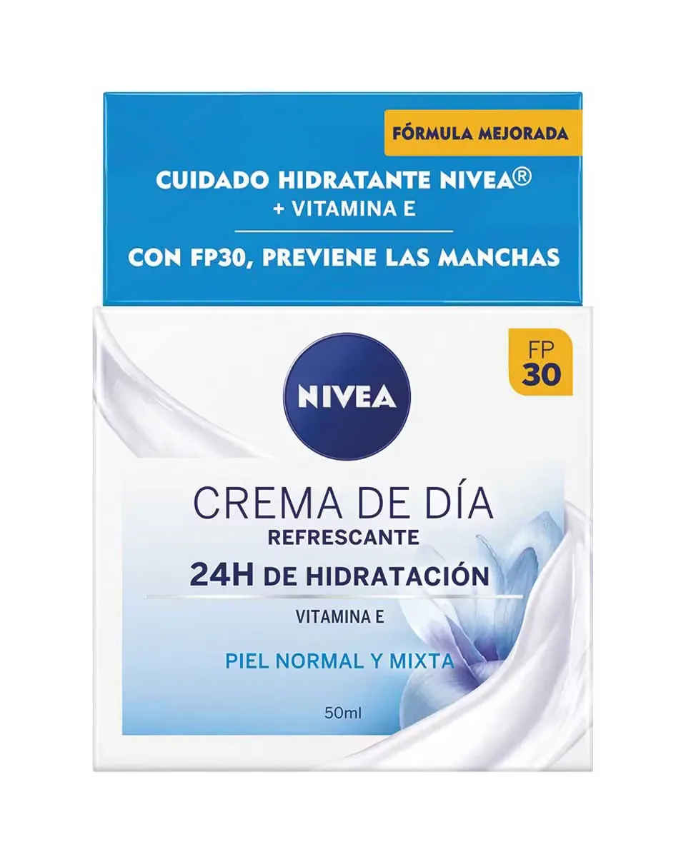 Крем для лица SPF NIVEA Увлажняющий и освежающий дневной для нормальной и комбинированной кожи