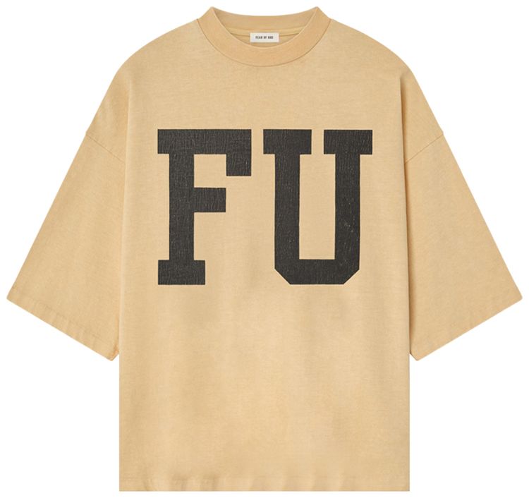 

Футболка Fear of God Relaxed "Fu", желтый
