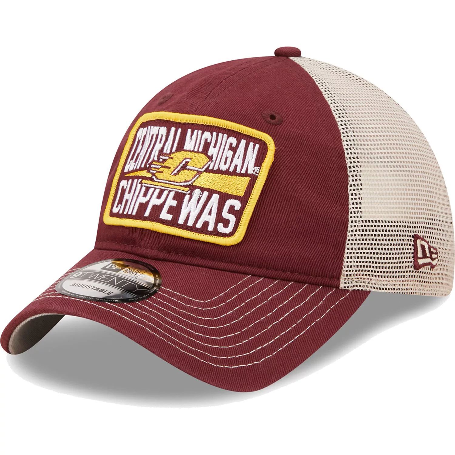 

Мужская регулируемая шляпа New Era Maroon/Natural Arizona State Sun Devils Devoted 9TWENTY