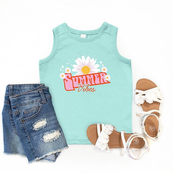 Майка Summer vibes daisy youth The Juniper Shop, Navy — фото 2