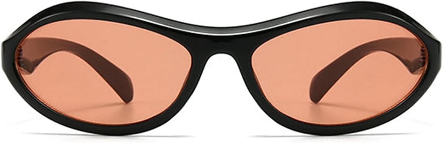 

willochra 2024 Модные солнцезащитные очки в стиле Y2K, овальные, женские и мужские, неправильной формы, «кошачий глаз», футуристические солнцезащитные очки в стиле панк, защита от ультрафиолета UV400, F27, C2