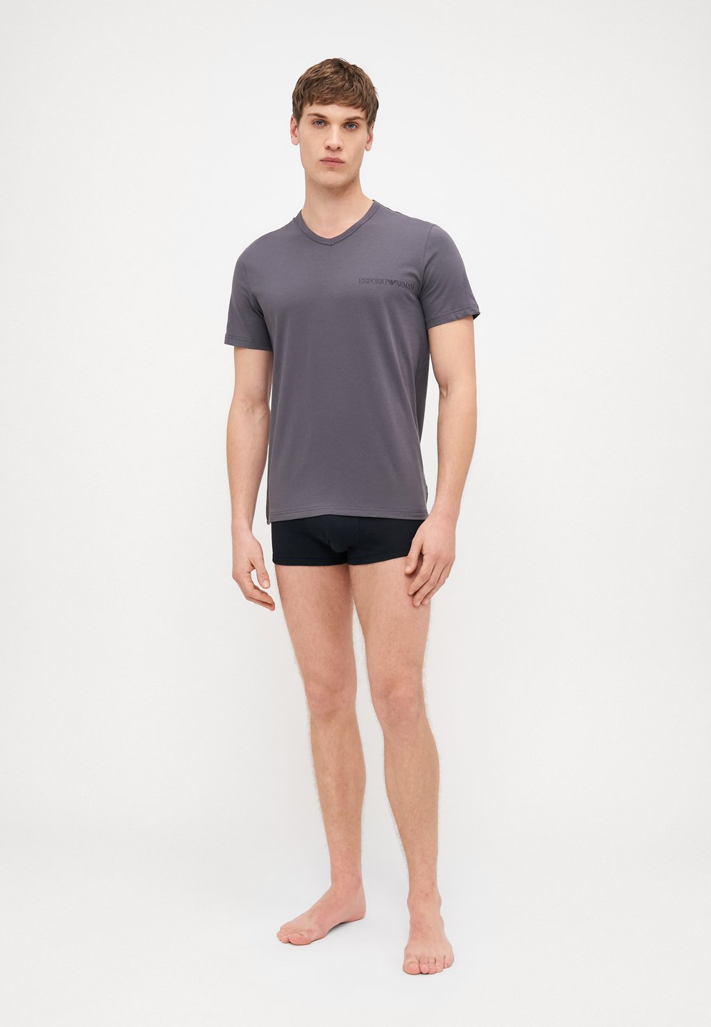 

Майка V NECK 2 PACK Emporio Armani, черный