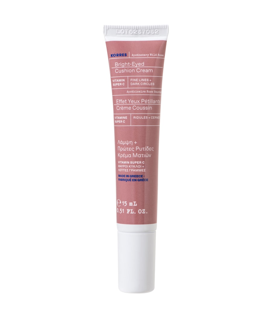 

Крем для глаз KORRES Apothecary Wild Rose Augencreme für strahlenden Teint, 15 ml