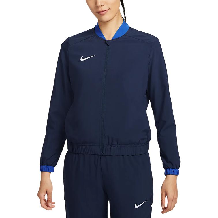 

Nike Женская куртка Dri Fit темно-синего цвета, Dark Navy Blue
