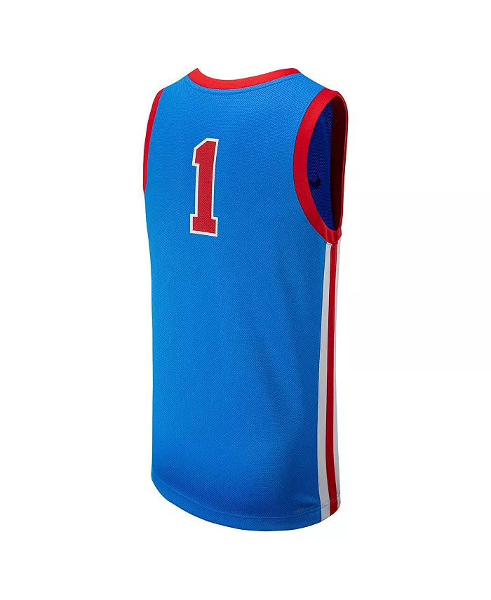 Мужская баскетбольная реплика джерси #1 Ole Miss Rebels Nike, синий — фото 4