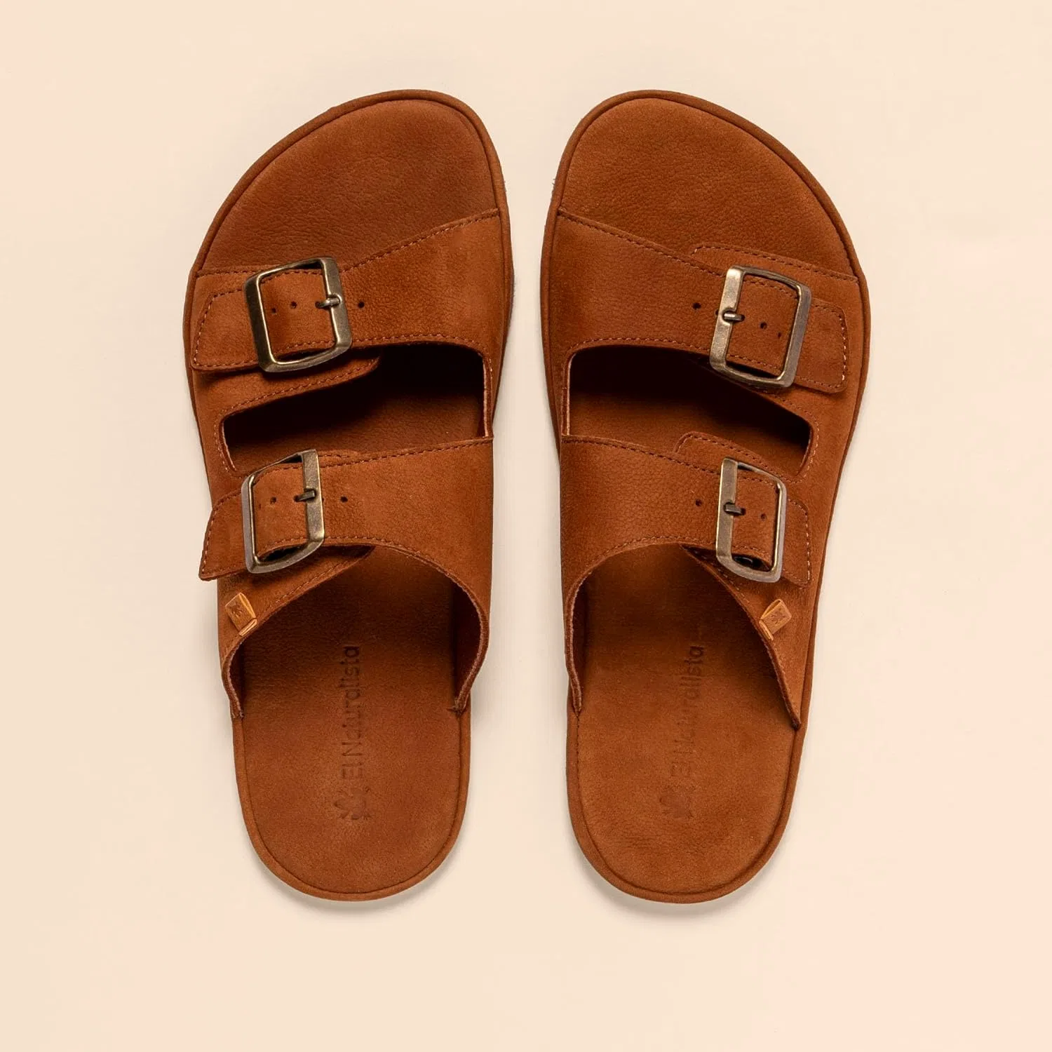 Сандалии El Naturalista Unisex N5682 Bare Sandals Flat Sandals, Cuero — фото 2