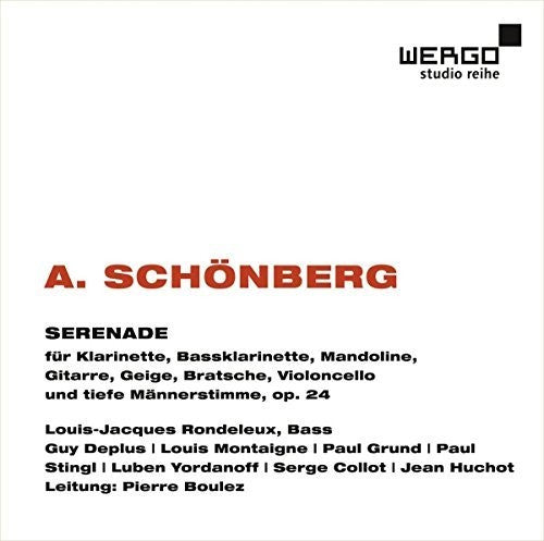 

CD диск Schonberg / Rondeleux / Boulez: Arnold Schonberg: Serenade 24