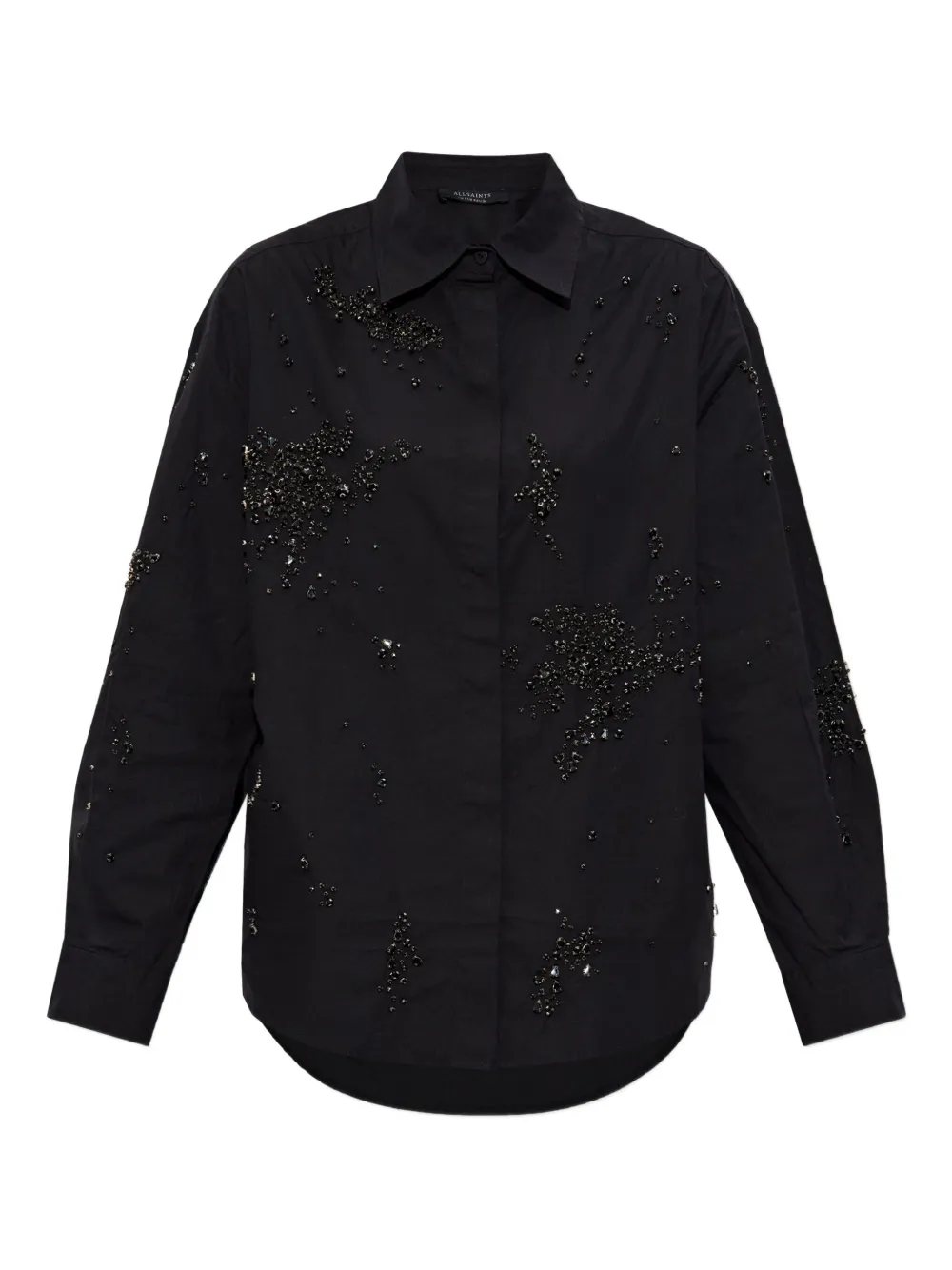 

Декорированная рубашка Gemi Allsaints, черный