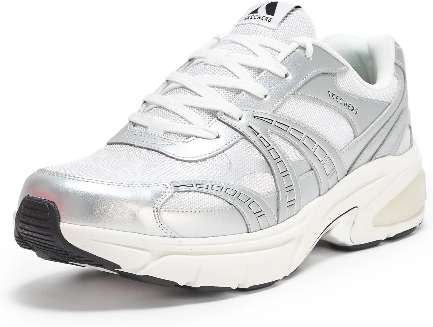Мужские кроссовки Skechers Shadow - Stellar 90, серебряный